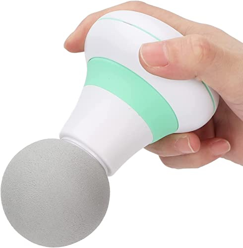 Mini Massage Gun, Portable Mini Massager USB Charging Electric Handheld Personal Massager with 6 Speed Vibration, Deep Tissue Muscle Massager Fascia Gun for Relaxation Muscles Relief Pain (Green)