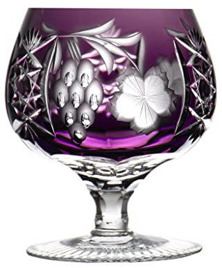 Ajka Marsala Verre à cognac améthyste Violet 286 g