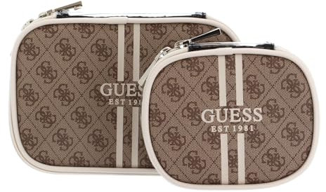 GUESS Mildred Cosmetic Case Latte