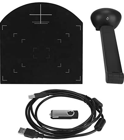 Dokumentenkamera-Scanner, Tragbarer 5 MP 2592 X 1944 USB-Buchscanner mit LED-Licht, OCR-Technologie, Faltbares Design, für Büro, Bibliothek, Schule, Unterricht, Notizen, Bilder,