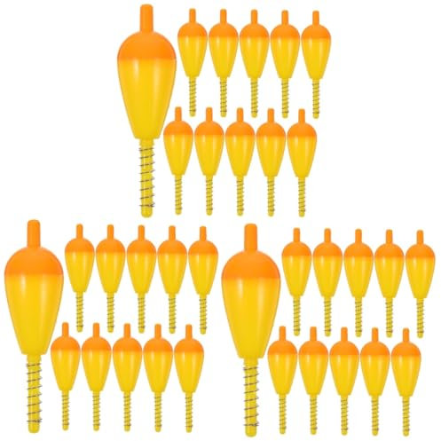 YARNOW 36pcs Fishing Floats Spring for and Lake Fishing High Sensitivity Lightweight Design for Casting