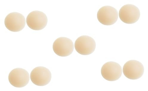 LIFKOME 5paia Copricapezzoli Silicone Estivi Ultra-sottili Impermeabili e Adesivi Per Comfort e Brevità Per Occasione