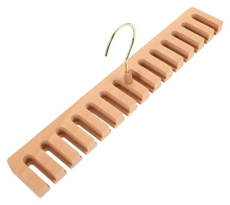 Warmhm Gürtelhalter Aus Holz Schrank-gürtelhalter Zum Aufhängen Gürtel-Organizer Für Schrank Krawattenhalter Und Schalhalter Mehrzweck-aufbewahrungslösung Für Kleiderschrank