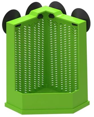 Mocoocouture Praktischer Eck Terrarien Futterspender Für Reptilien Saugnapf Terrarien Montierter Futternapf Für Leguane