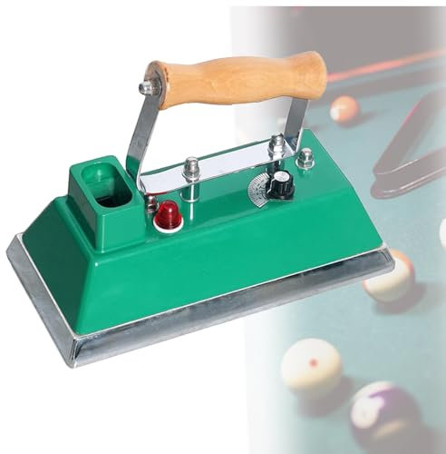 Fer à Repasser Pour Nappe De Billard, Kit De Nettoyage De Brosse De Table De Billard, Fer De Table De Billard à TempéRature RéGlable, Pour Clubs De Salle De Jeux De Billard,243mm