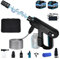 Idropulitrice Portatile, Max 120 Bar Idropulitrice a Batteria con 2 Batteria Ricaricabile,Ugello Multifunzione 5 in 1,Idropulitrice Senza Fili con Tubo da 5M per l'irrigazione,Pulizia,Auto,Pavimento