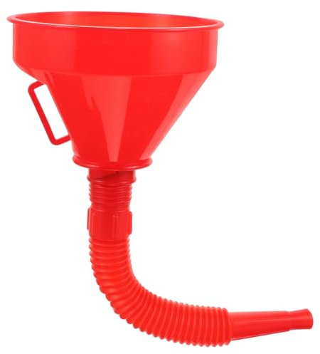 Alipis Embudo De Combustible De Plástico Para Coche Motores Tubo Flexible y Filtro Para Aceite Gasolina Líquido De Transmisión