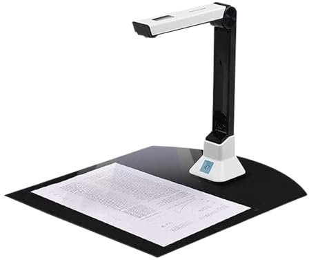 Cámara de Documentos for Profesores, escáner de cámara de Documentos USB portátil con Soporte escáner de Fotos Doc CAM Formato HD A4 de 8MP,Máxima flexibilidad