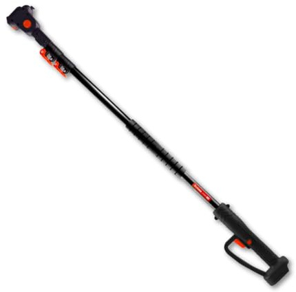Altuna - Pértiga Telescópica para Poda en Altura - Giro 360º y Cabeza Giratoria 180º - Compatible con Tijeras y Motosierras AF - Longitud Ajustable 123-255 cm - Ultraligera 1.100 g