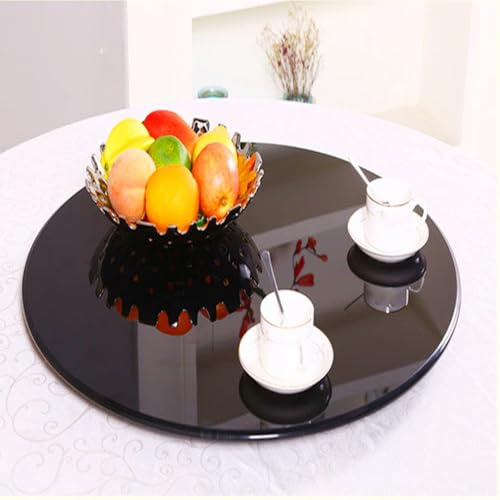 Bandeja Giratoria Grande, Mesa Giratoria Centro, Base Ancha para Evitar Que Se Vuelque, Ideal para Fiestas de Cumpleaños y Banquetes de Hotel(70cm/27.5in)