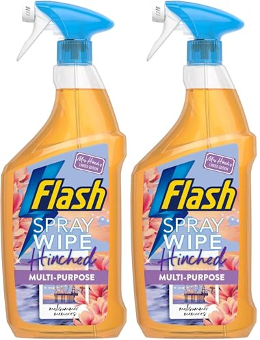 Flash Mrs Hinch's Midsummer Memories Spray Wipe Done Multi Purpose Cleaning Spray 800ML (Pack of 2)