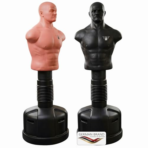 FOX-FIGHT Law Box Dummy Boxdummy Standboxsack Boxpuppe, schwarz