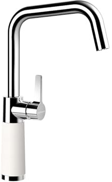 SCHOCK Robinet de cuisine SC-530 Polaris - Robinet haute pression CRISTADUR avec bec fixe et raccords standard