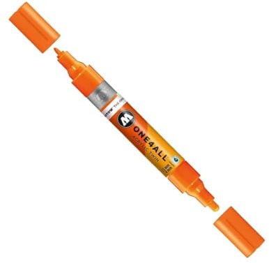 Molotow One4All Acrylic Twin Marker 218 – Neon Orange Fluoreszierend