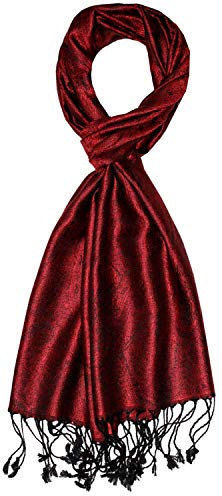 Lorenzo Cana Seidenschal für Männer Schal 100% Seide gewebt Herrenschal elegant Paisley Muster Ton in Ton