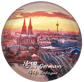 3D Köln Deutschland Kühlschrank Kühlschrankmagnet Kristallglas Magnet Tourist Travel Souvenir Sammlung Geschenk Magnetische Aufkleber Home Küche Dekoration