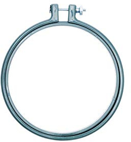 Rico Design GmbH Stickring - rund aus Kunststoff - Durchmesser: ca. 13cm