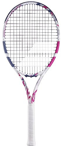 Babolat - Evo Aero Pink Tennisschläger Besaitet für Erwachsene - Kraft & Komfort - Aerodynamischer Spin Alpha Rahmen mit Evo 4 Feel & Woofer Technologie - Syntec Evo Grip 2 - Französische Marke - Pink