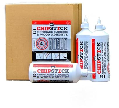 Chipstick D4 PU Flooring Glue 1kg, 12 Bottle Trade Pack