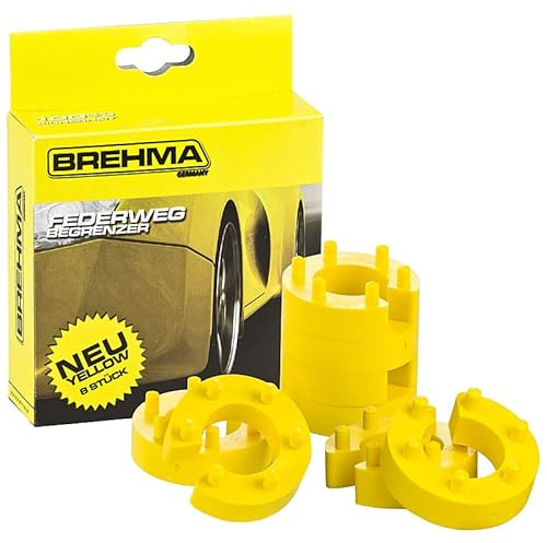 8x Federwegbegrenzer Yellow Stick 19mm universell Federwegsbegrenzer