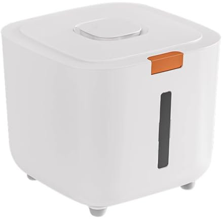 Rice Dispenser，33Lbs rice dispenser rotating，Bin Airtight Grain Dispenser Multifunctional Pantry Store Cereal Flour Bin for Dry Food Nuts，15KG
