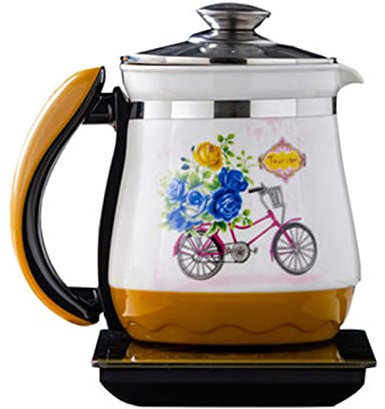 NTALJC Dispensadores de Agua Caliente, Tetera eléctrica de cerámica Multifuncional, Cita de Temperatura Constante té y cafetera, Panel de Vidrio táctil/b/1.8L