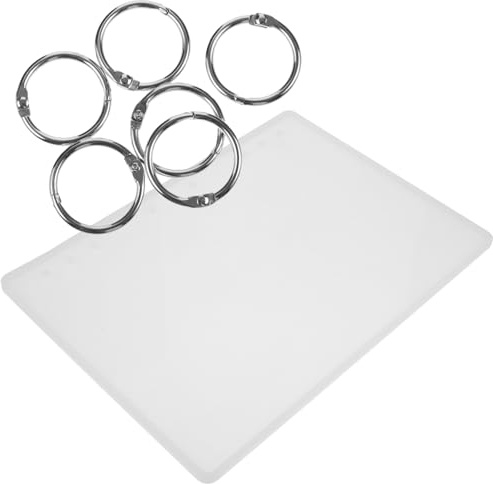 GALPADA Moule en Silicone Résistant la Chaleur Blanc Réutilisable pour Couverture de Bloc-Notes B5 pour Projets DIY et Fabrication de Coquilles de Liant