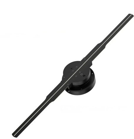Proiettore olografico 3D WIFI Luci olografiche Schermo a ventola Luci pubblicitarie con logo a LED Supporto APP PC Ventilatore olografico 3D