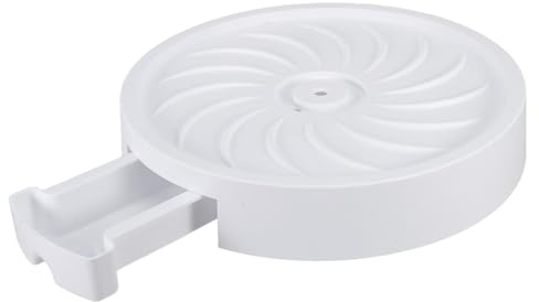 SOIMISS Supporto per Piante con Ruote 10 Pollici, Vassoio Mobile per Vasi di Fiori con Drenaggio Staccabile, Base Portavaso a Ruota per Interni ed Esterni, Carrello per Fioriere