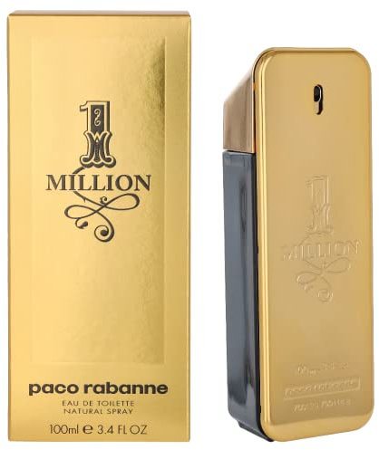 Paco Rabanne 1 Million Eau de Toilette, Uomo, 100 ml