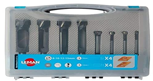 Coffret 4 Mèches à Bouchonner et 4 Mèches à Façonner à Fond Plat