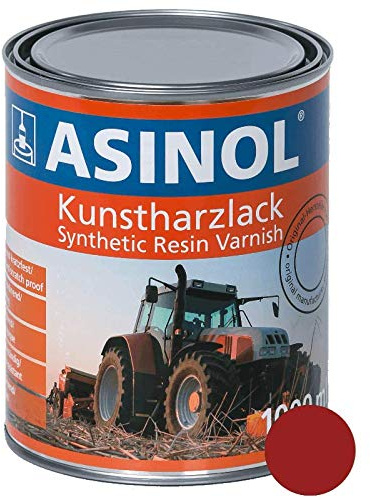ASINOL FERGUSON ROT 1.000 ml Kunstharzlack Farbe Lack 1l Liter Dose
