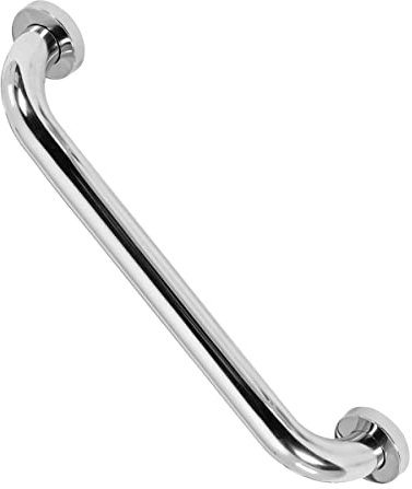 CasaXXl - Maniglia fissa per doccia e vasca da bagno, in acciaio inox, per anziani, per un uso comodo e sicuro, in 4 diverse misure, 33 cm
