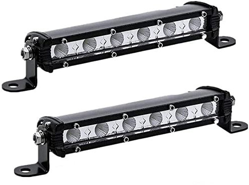 AnTom 168W Faretto Retromarcia Led Auto 12v, 25cm Faretti da Lavoro a Led Supplementare per Moto Trattori Barca Camper Fuoristrada Escavatore（2 Pcs）