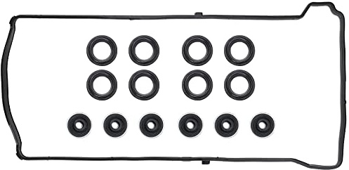 Valve Cover Gasket Set - Compatible with 2.0L 2.3L 2.4L 2002-2015 Honda Accord, Civic, CR-V, Element, Crosstour, Acura CSX, ILX, RDX, RSX, TSX - Replace VS50614R, 12341-R40-A00