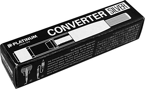 プラチナ萬年筆 PLUTINUM Platinum - Convertidor de pluma estilográfica plateada 700A #9