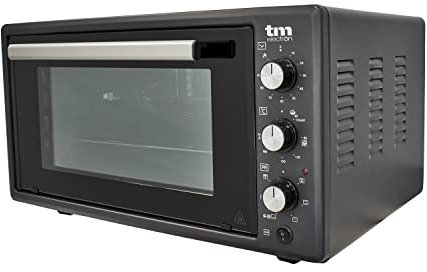 TM Electron TMPHO045 Forno a Convenzione da tavolo, 6 funzioni, capacità 45 litri, timer 90 minuti, temperatura regolabile da 80° a 250°, 1650 W