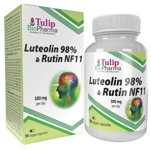 3. Luteolin 98 % + Rutin 90 vegankapslar, tredjepartstestade, starka kosttillskott, gluten- och GMO fria