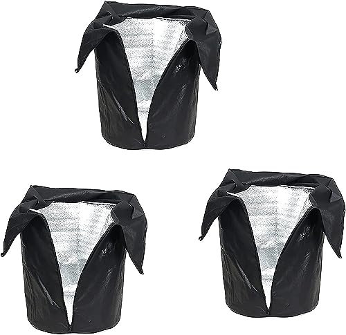 Joayuezo Topfschutz für Pflanzen 45 x 50 cm Winterschutz für Pflanzen Topfpflanzen Schutzbeutel Thermo Topfschutz für Pflanzen-Überwinterung (3PCS)