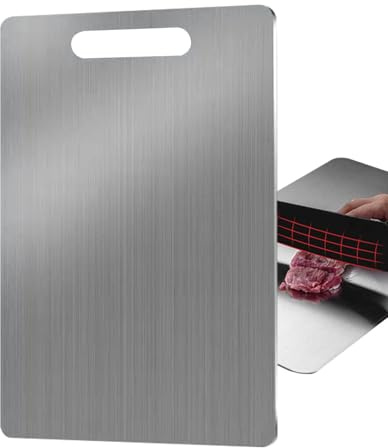 LearnLyrics Taglieri per cucina,taglieri per cucina,tagliere per tagliere tagliere tagliere da cucina blocco da macellaio da tagliere, forniture da cucina in acciaio inox,