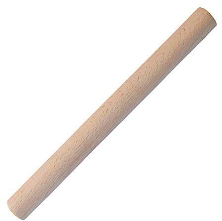 Wooden French Rolling pin,Tapered Rolling Pin, Premium Unpainted Solid Wood Rolling Pin - Ideal for Biscuits, Dough, Pastries, Snacks, Bread, Pizza, and Fondant - Size Options: 7.87In-19.68In