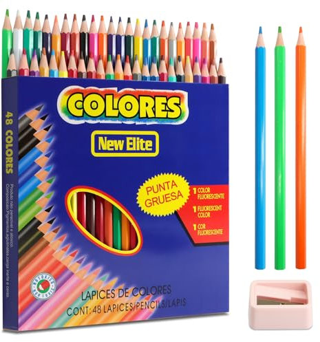 ZOCONE 48 Coloured Pencils for Adults, Oil-Based Professional Colouring Pencils with Sharpener for Adults Kids Beginners | Colour Pencil Crayons Drawing Pencils for Coloring Books Art Craft Supplies