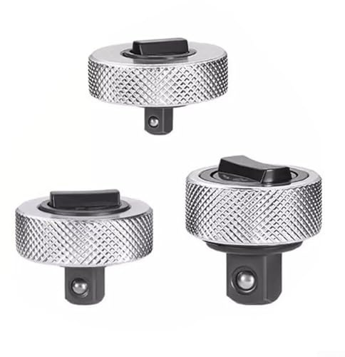 Oniissy Para mini llave de vaso de trinquete de acero entero reversible 1/4 3/8 1/2, juego de trinquete de accionamiento de palma, juego de llaves de trinquete de dedo de palanca de pulgar mini