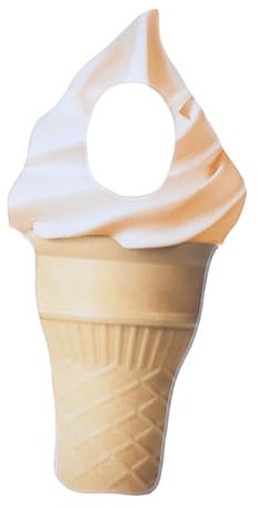 TOVINANNA Disfraz De Esponja De Helado: Disfraz De Cono De Helado Para Fiesta De Postres - Atuendo Para Fiestas Temáticas, Teatros Y Festivales