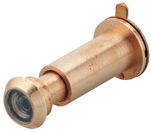 cyclingcolors Mirilla, ø 12 mm, hasta grosor de puerta de 57 mm, latón pulido