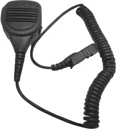 XITEA Microphone à distance antichoc avec clip réglable et connecteur résistant à la corrosion pour un environnement de travail difficile