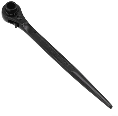 Gdfnmogo Clé à cliquet en forme de T 10-12 mm en acier à haute teneur en carbone pour l'entretien de la tronçonneuse avec embout de tournevis à tête plate et design à queue pointue pour serrer ou