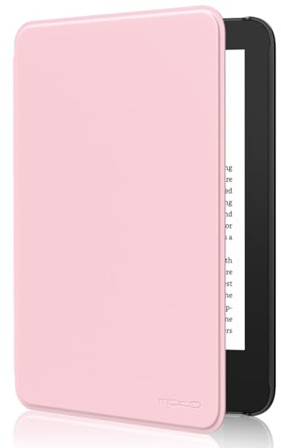 MoKo Hülle für 6 Amazon Kindle 11.Gen,2024/2022, Rosa | Leichte Schutzhülle，Auto Aktiv-/Ruhemodus, wasserdichte Schutzhülle,für Amazon Kindle Basic 11. Generation 2024/2022