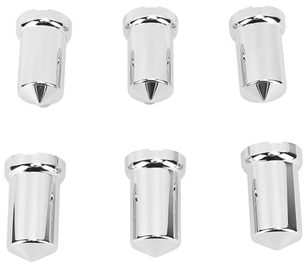 HEEPDD Cubiertas para Tuercas de Rueda de Camión, ABS Cromado, Cubiertas para Tuercas con Reborde de 33 Mm para Camiones y Remolques, Fácil Instalación a Presión y Diseño Atractivo (40 Piezas)