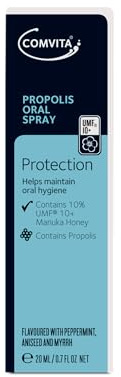 Comvita Propolis Mundspray “Regular Strength” mit UMF10+ Manuka Honig - 20ml | Schützendes Mundspray mit von Natur aus antibakteriellem Propolis und Manuka-Honig